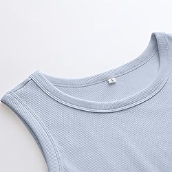 ANRABESS Womens Sleeveless High Neck Tank Tops