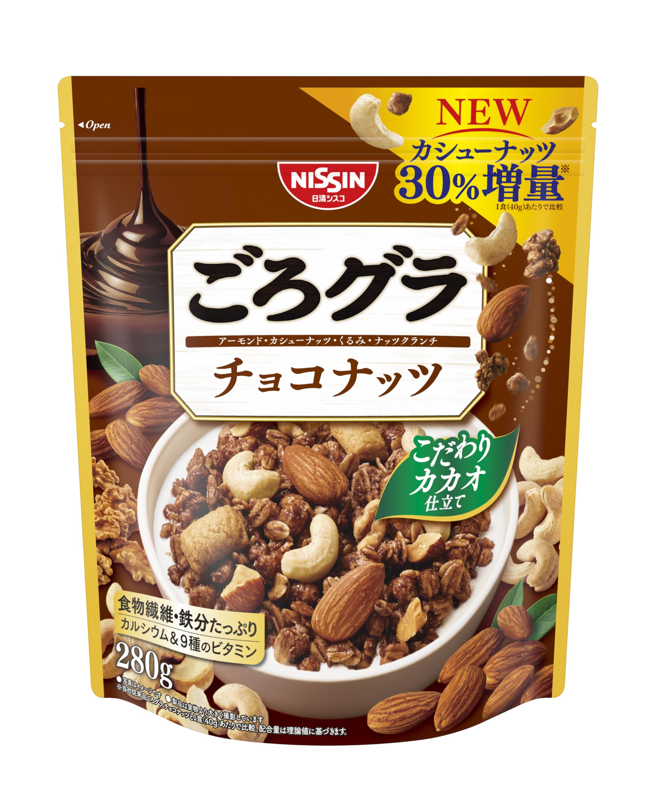 日清シスコ ごろグラ チョコナッツ 280g
