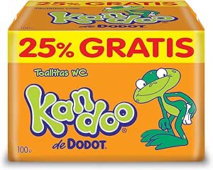 Kandoo de Dodot - Toallitas WC - 100 unidades : Amazon.es ...