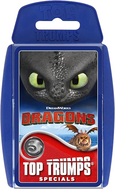 Top Trumps How to Train Your Dragon Educational Travel Card Game