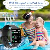 KALINCO Kids Smart Watch IP68 1.8 in 100 Sports Modes Call HR Sleep Monitor view 3