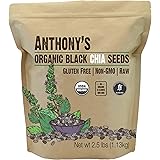 Anthony's Organic Chia Seed, 2.5 lb, Gluten Free, Vegan, Raw, Keto Friendly