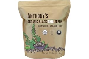 Anthony's Organic Chia Seed, 2.5 lb, Gluten Free, Vegan, Keto Friendly