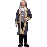 Rubies Benjamin Franklin Costume for Kids, Boy's Large
