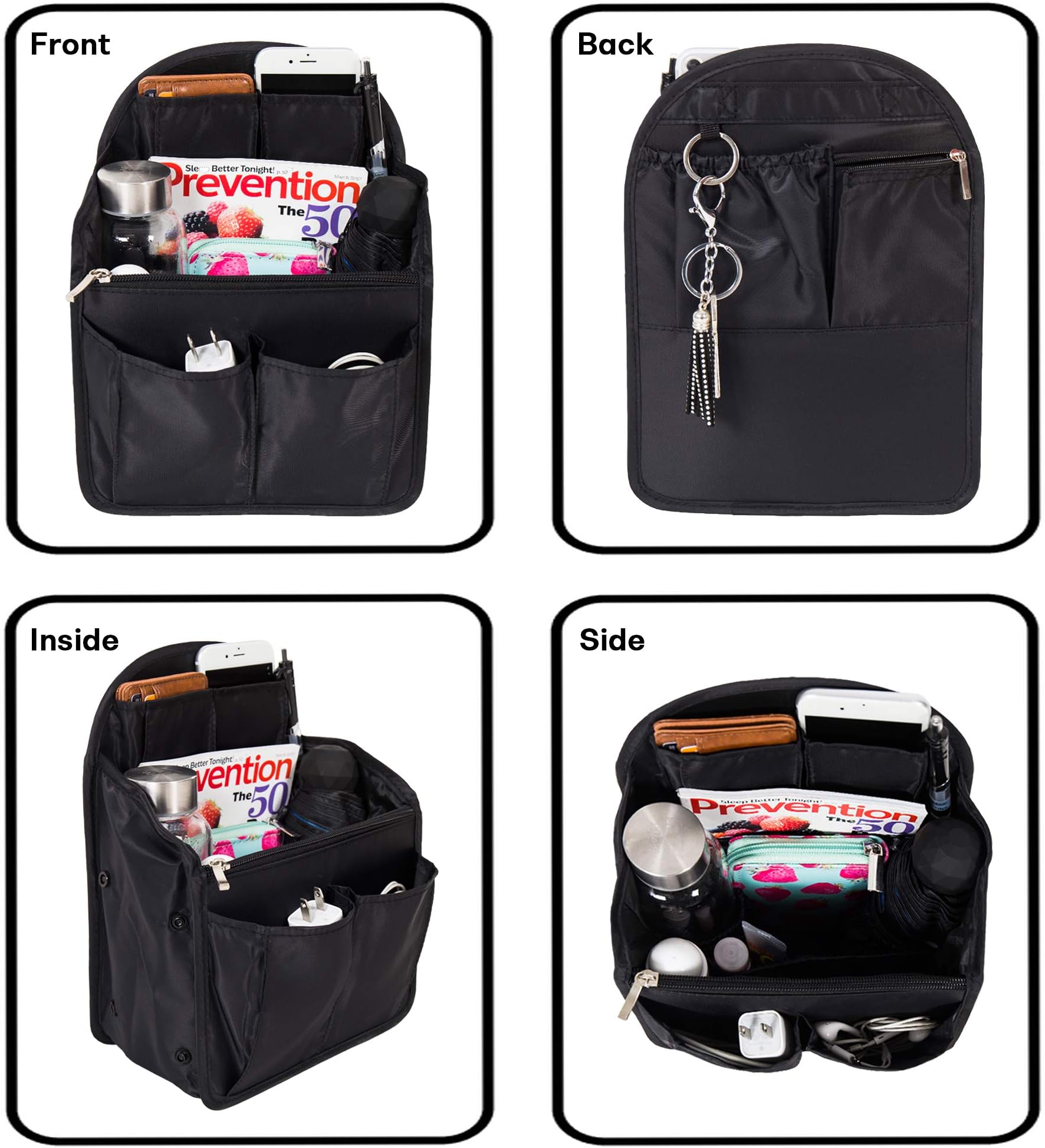 Backpack Organizer Insert Nylon, Pulama Print Small Diaper Bag Insert For Women