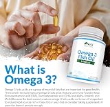 Nu U Nutrition Omega 3 Fish Oil 1000mg 365 Softgels High Strength view 7