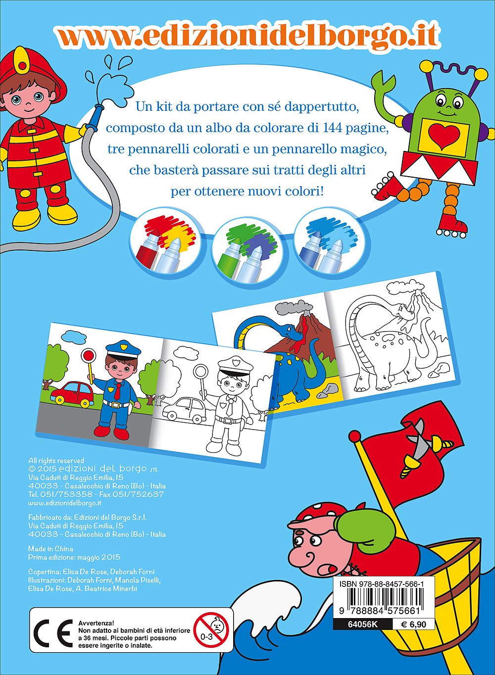 I bambini colorano con i pennarelli magici Con gad Amazon D Forni M Piselli E De Rose A B Minerbi Libri