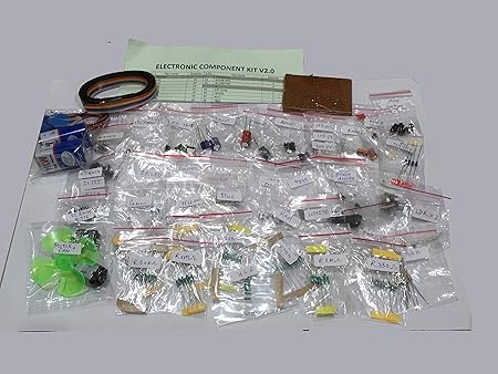Project Hub -Electronic Component kit V2.0 || 54 Values, 240+Parts Based Multi Project Kit for Engineering Minor & Major Projects
