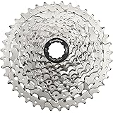 Sunrace 9-speed 11-40T wide ratio MTB cassette Freewheel CSM990 with rear derailleur extender by JGbike (Nickel)
