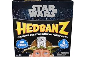 Spin Master Games, Star Wars Hedbanz, Hilarious Picture Guessing Board Game Featuring Classic & Modern Characters, Star Wars Trivia, for Family & Kids, 2-6 Players, for Ages 6 & Up