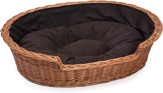 Prestige Wicker Dog Bed Basket, Extra 