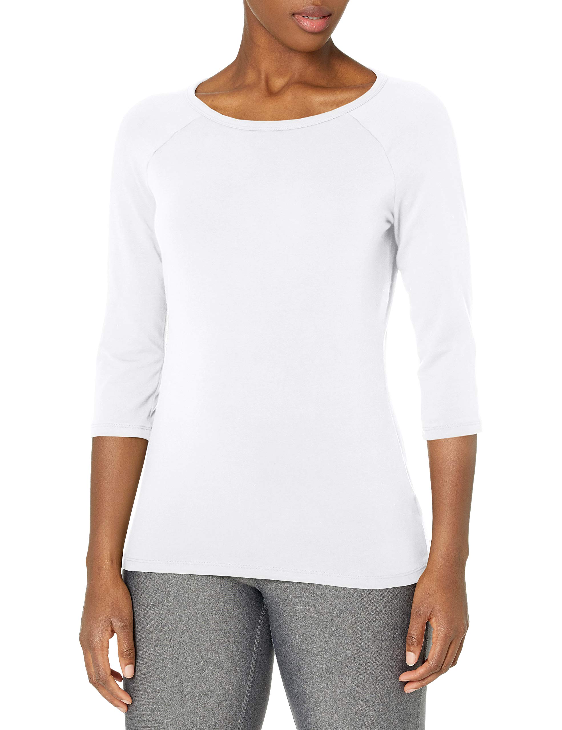 Stretch Cotton Raglan Sleeve Tee