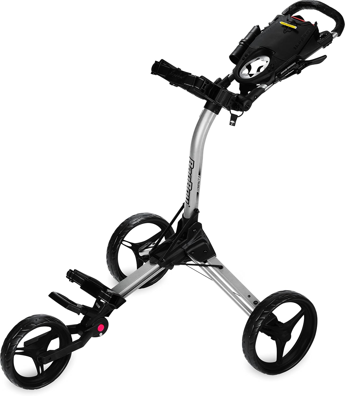 Bag Boy Golf Compact 3 Push Cart (Silver/Black, ), Golf Carts Amazon