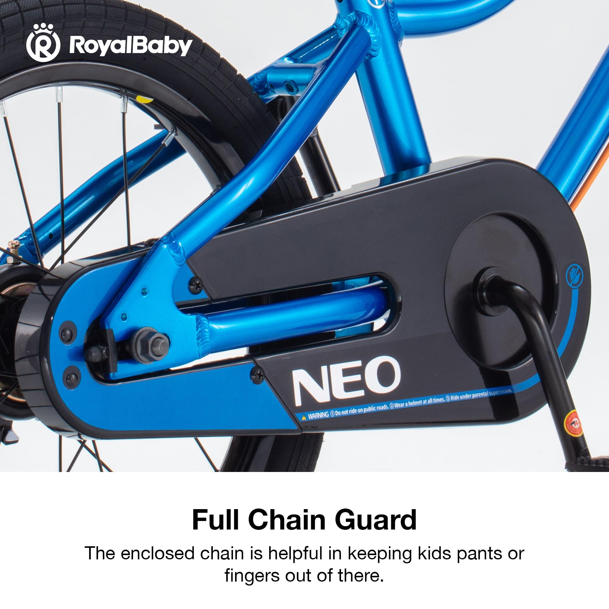 Royalbaby NEO Aluminum Kids Bike 16 18 Inch Wheel Lightweight Bicycle Boys Girls Ages 4-9 Years, Multiple Colors