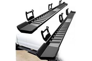 YITAMOTOR Running Boards Replacement for 2015-2025 Ford F150 SuperCrew Cab, 2017-2024 F250 F350 Super Duty Crew Cab, Side Steps Nerf Bar Rails