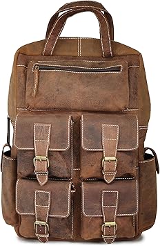 genuine leather rucksack