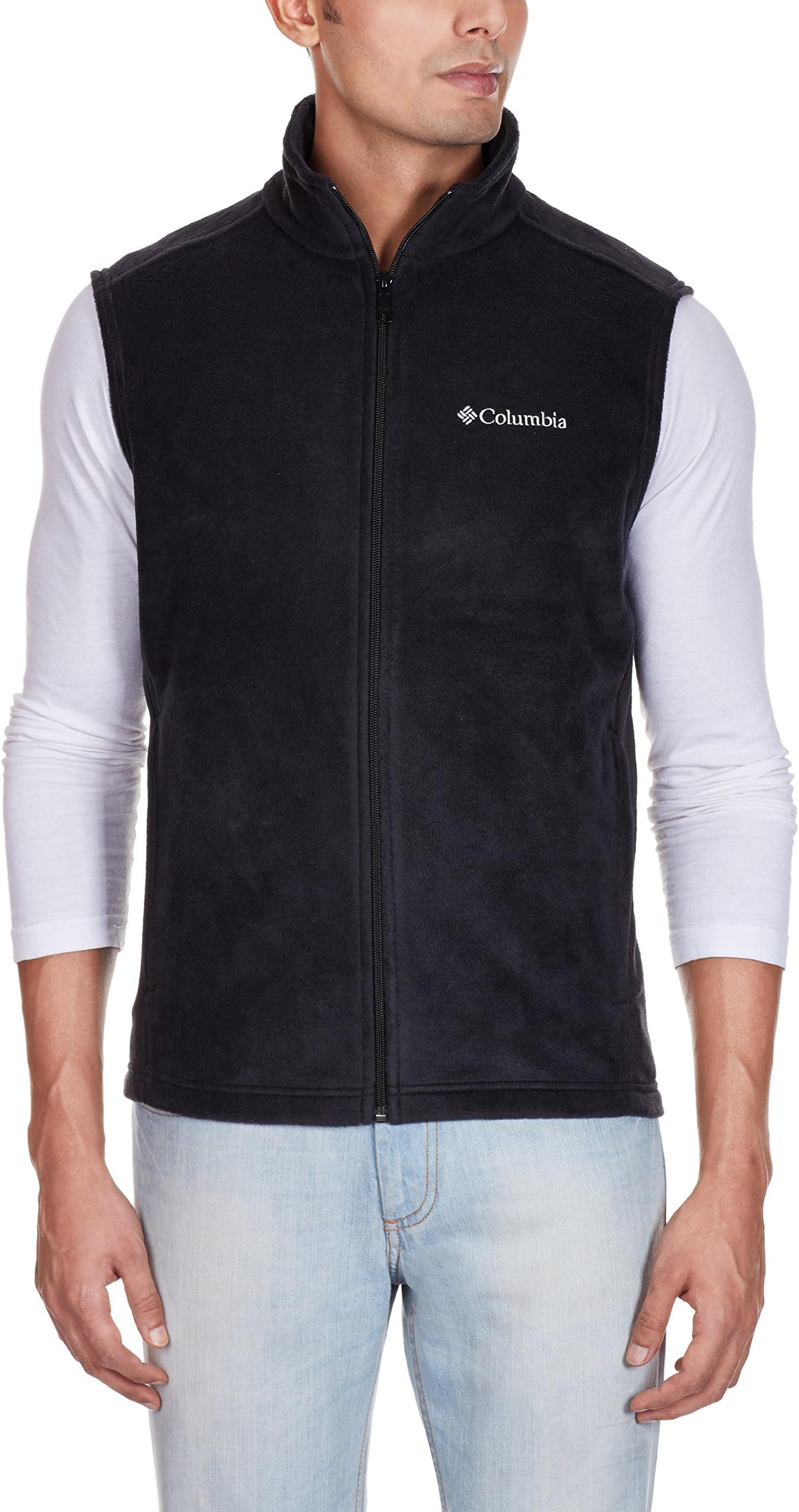 Columbia Men's Cathedral Peak Front-Zip Fleece Vest