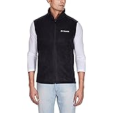 Columbia Men's Cathedral Peak II Fleece Vest, Black, Large