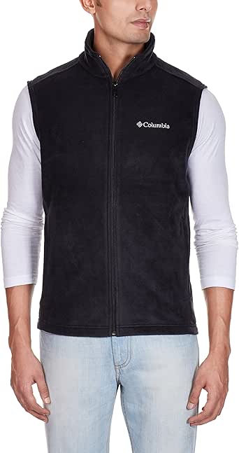 gray columbia vest