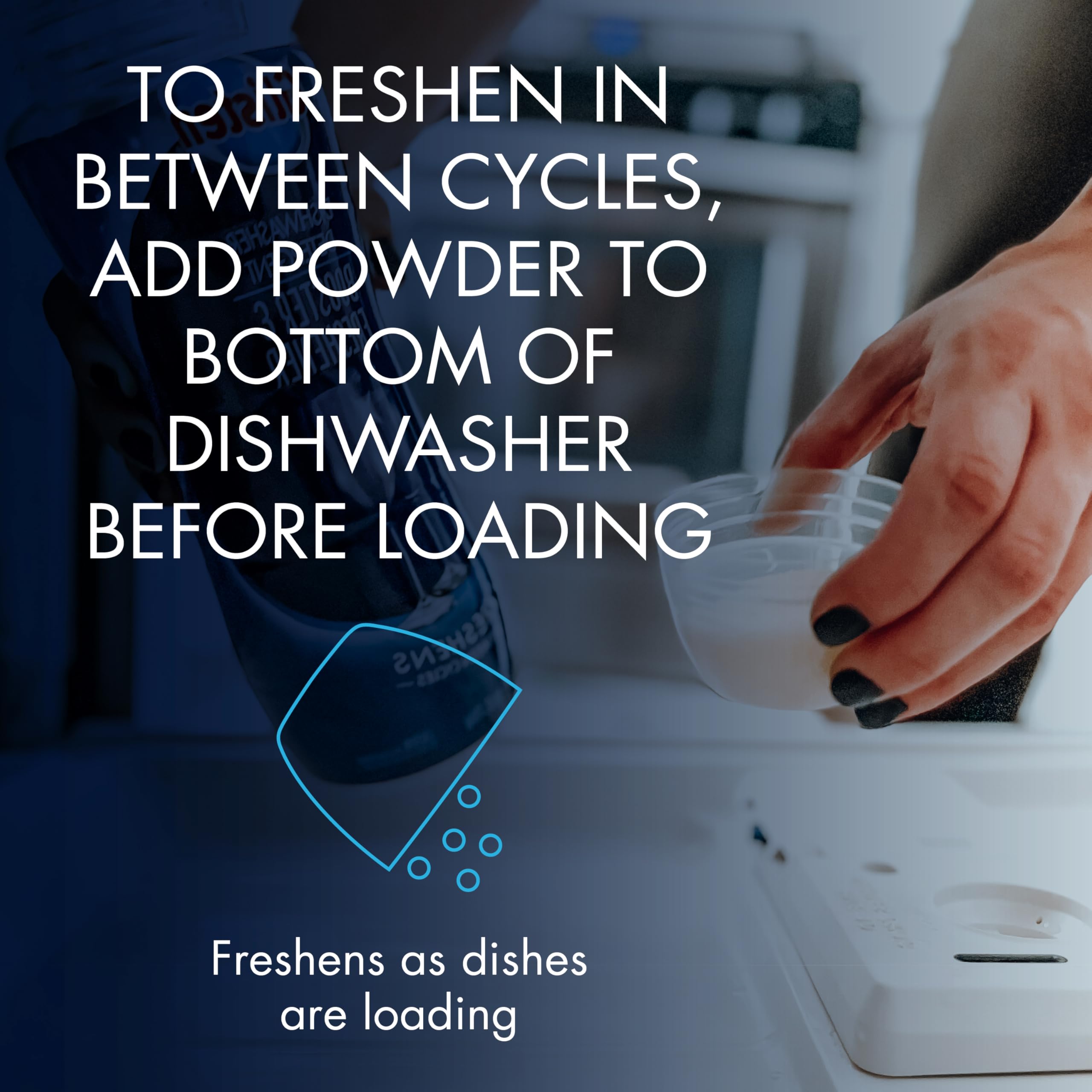 Glisten Dishwasher Detergent Booster and Freshener, Helps Eliminate Odors, Spots, and Stains, Lemon Scent, Made in the USA, 28 Ounce Bottle