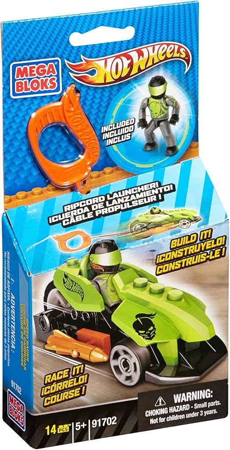 Mega Bloks Hot Wheels Green Speed Racer 