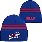 NFL Kids Youth 8-20 Official Cold Weather Striped Cuffed Knit Beanie Hat
