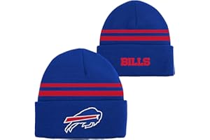 OUTERSTUFF NFL Kids Youth 8-20 Official Cold Weather Striped Cuffed Knit Beanie Hat