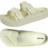 Weweya Arch Support Womens Sandals - Platform Recovery Sandals for Women - Adjustable Buckle Sandals