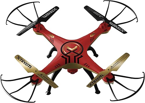 Amazon Com Swann Xttoy Qvdrne Gl Quad Force Video Drone Surveillance Camera Red Camera Photo