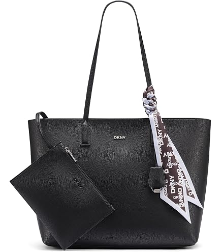 DKNY Bryant Medium Leather Tote Bag, Aged Wine, One Size