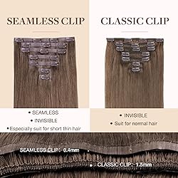 GOO GOO Clip in Hair Extensions Real Human