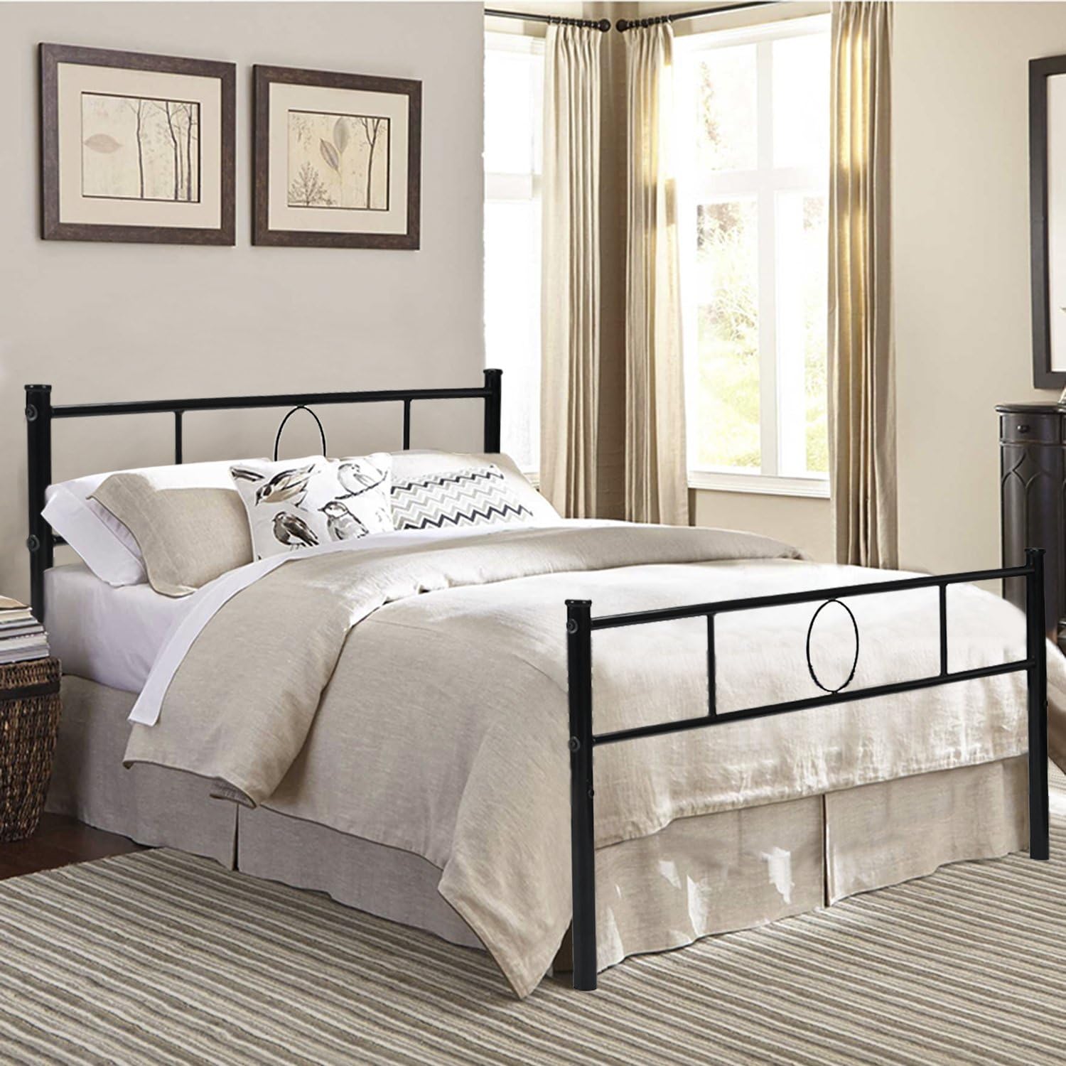 Best Queen Bed Frame Heavy Duty Steel