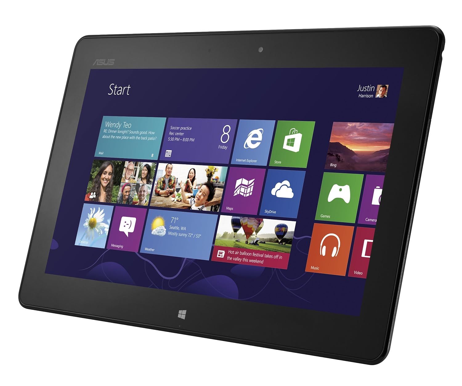 Amazon.com: ASUS VivoTab RT TF600T-B1-GR 10.1-Inch 32 GB Tablet (Gray) 2012  Model: Computers & Accessories