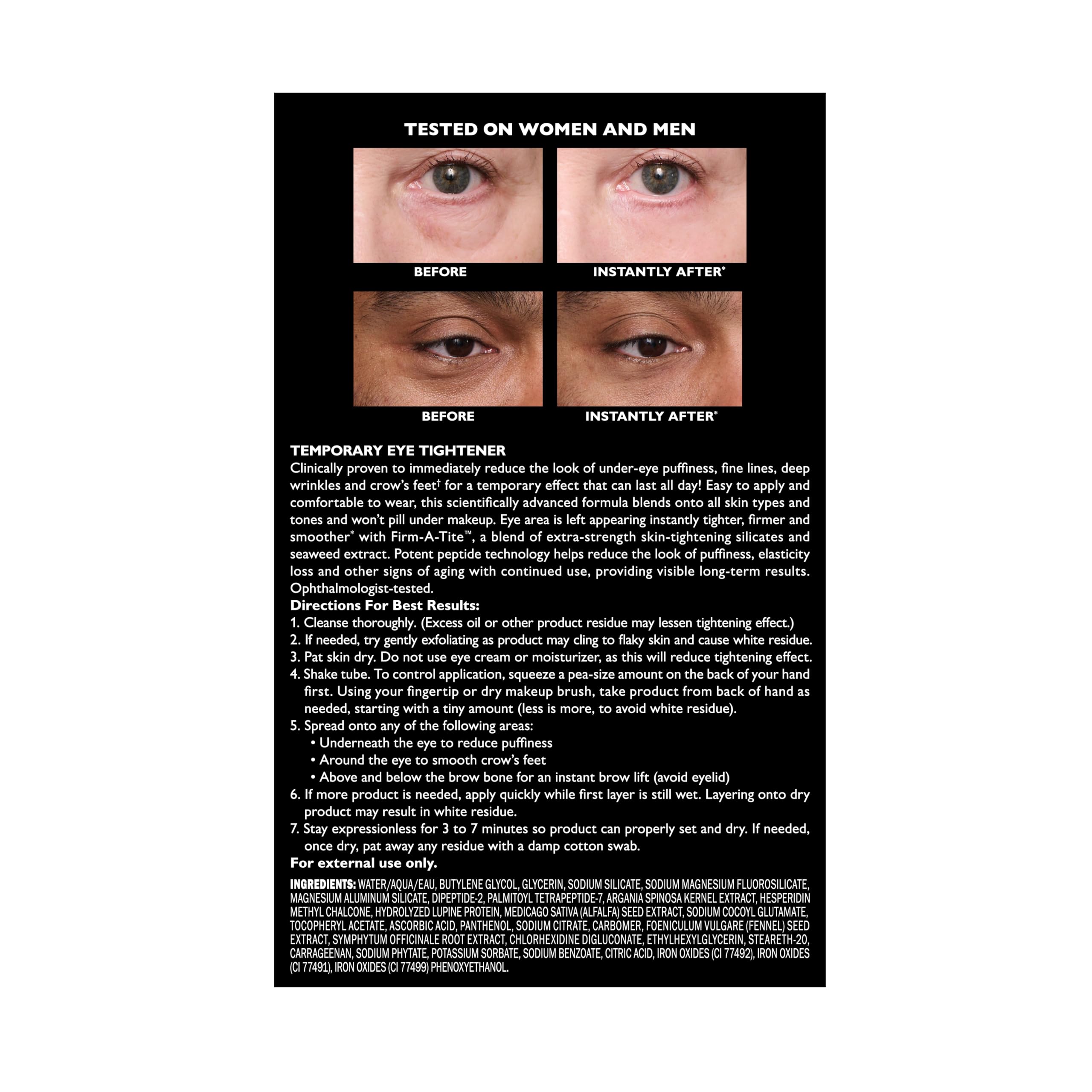 Peter Thomas Roth Instant FIRMx® Eye Temporary Eye Tightener Easy-Wear Formula