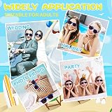 ASTARON Sunglasses Bulk 6 Pack Sky Blue Beach Wedding Pool Gift view 4