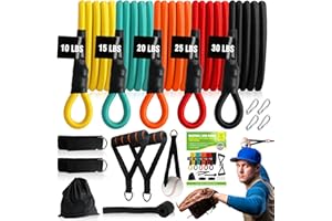 Baseball Arm Bands Training Kit - CEYOME (5pcs-5 Resistant Level) Baseball Bands, with Baseball Bat, Handles, Door Anchor, Ankle Strap and 4 Hooks, for Improve Arm Strength & Pitching Training