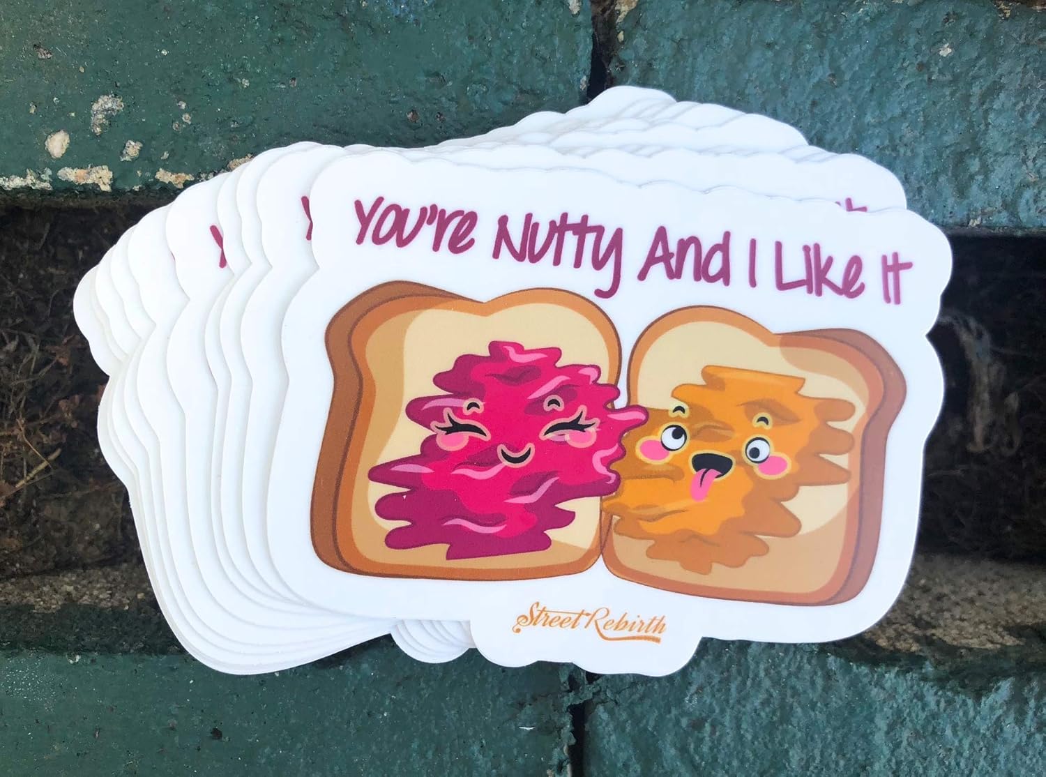 Amazon Com 1 You Re Nutty And I Like It Sticker One 4 Inch