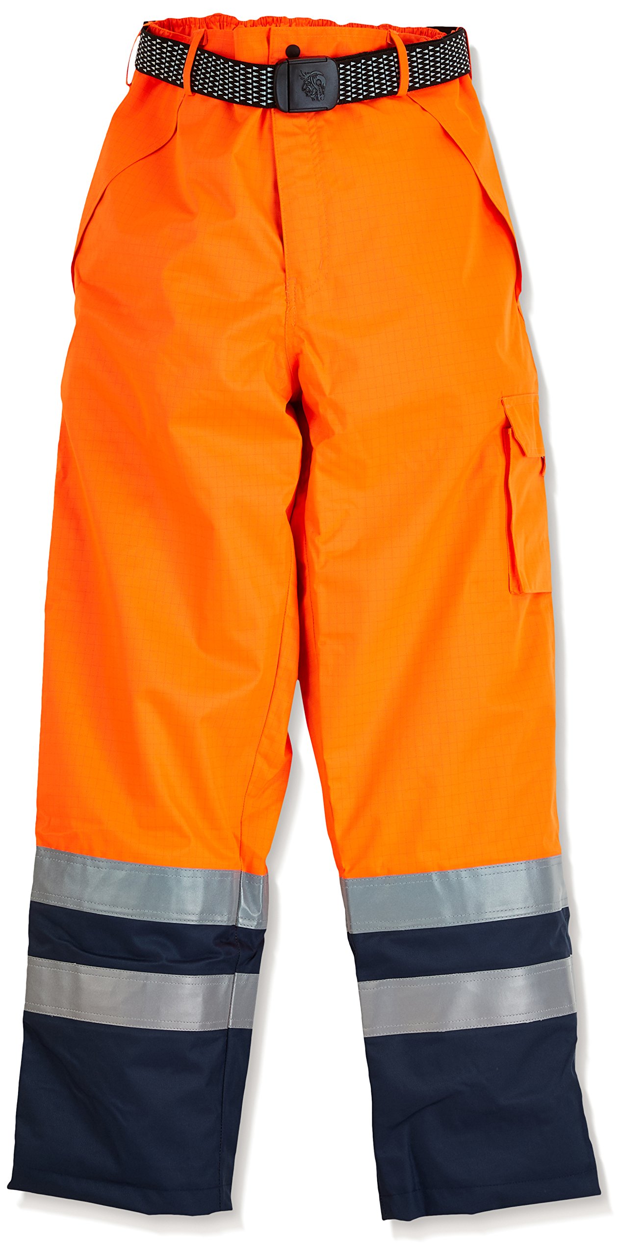 Roots Original RO1537 Storm Buster Classic Waterproof Work Trousers – XL, Orange/Navy