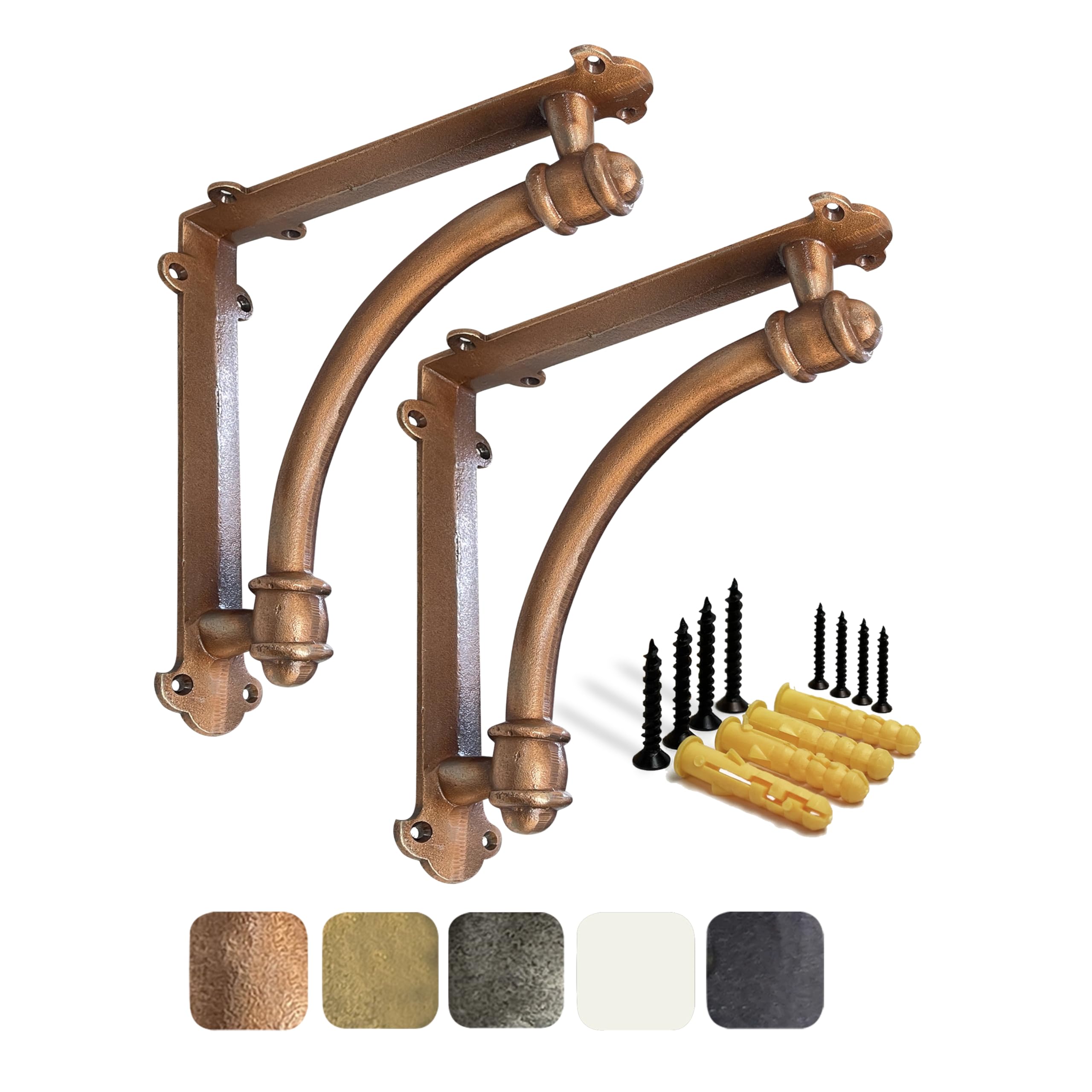 NACH JS-90-064CP Shelf Bracket, Copper