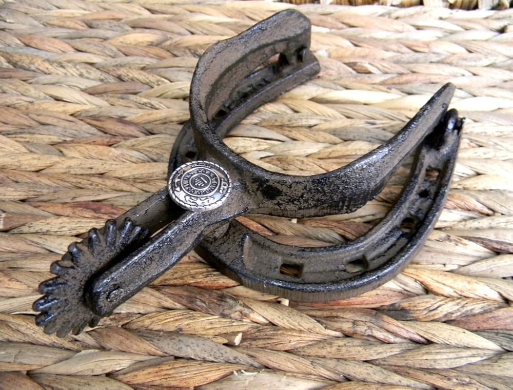 Coast Guard Cast Iron Horseshoe Spur Door Knocker, USCG