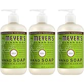 MRS. MEYER'S CLEAN DAY Liquid Hand Soap, Apple, 12.5 fl oz, 3 Pack | Moisturizing Liquid Hand Soap, Softens and Cleans Hands, Cruelty Free, Made with Essential Oils, Olive Oil, and Aloe Vera