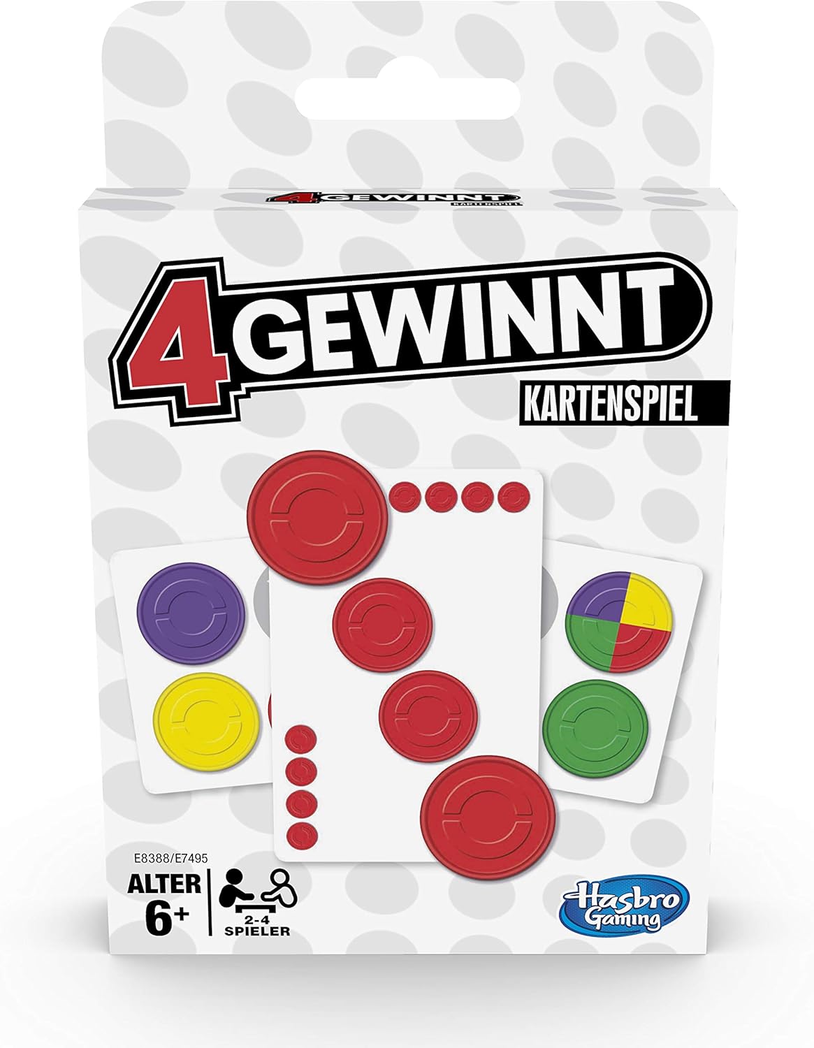 Hasbro Gaming E8388GC0 4 Gewinnt Kartenspiel für Kinder ab 6 Jahren, 24 Spieler Amazon.de