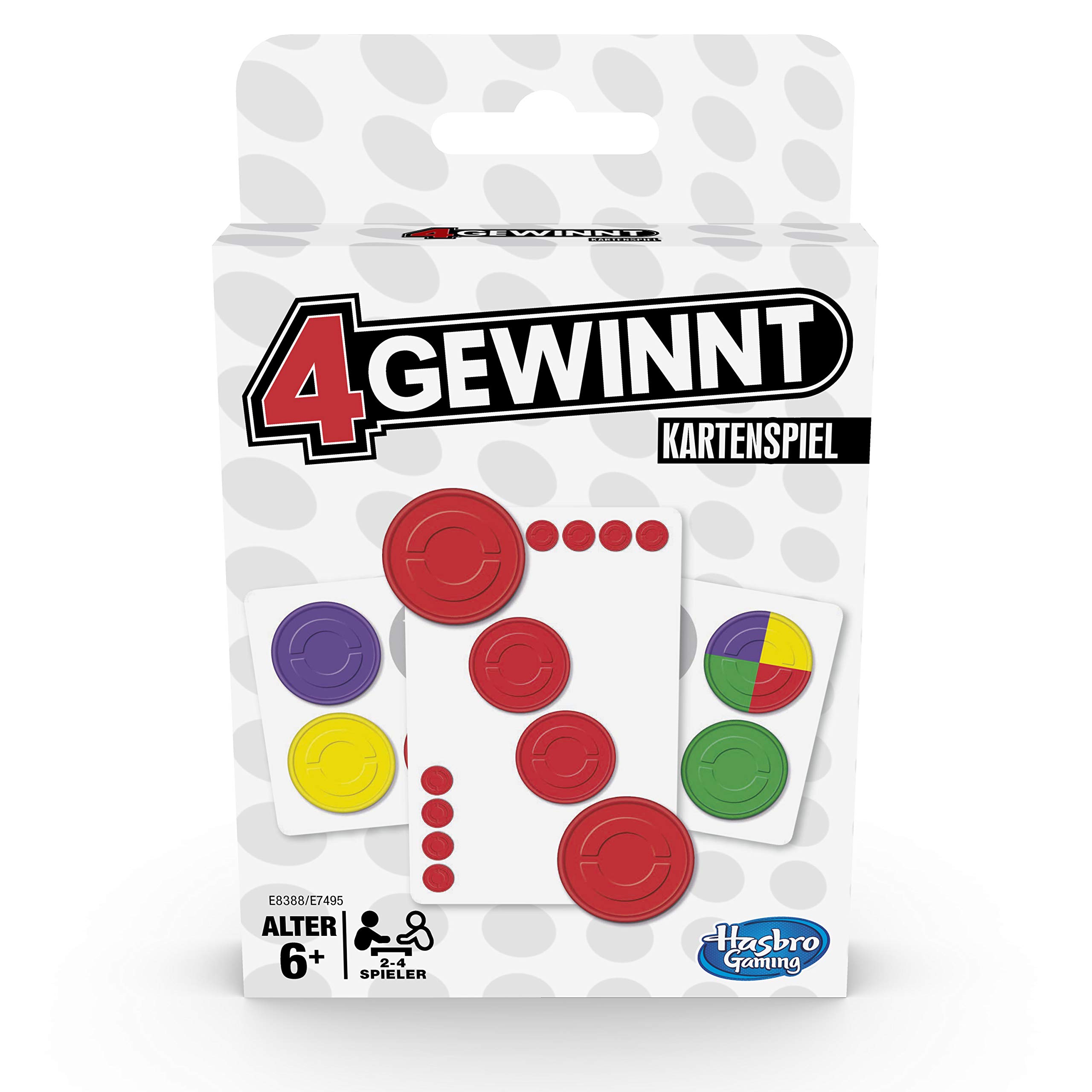 Hasbro Gaming E8388GC0 4 Wins Card Game for Children from 6 Years 2-4 Players