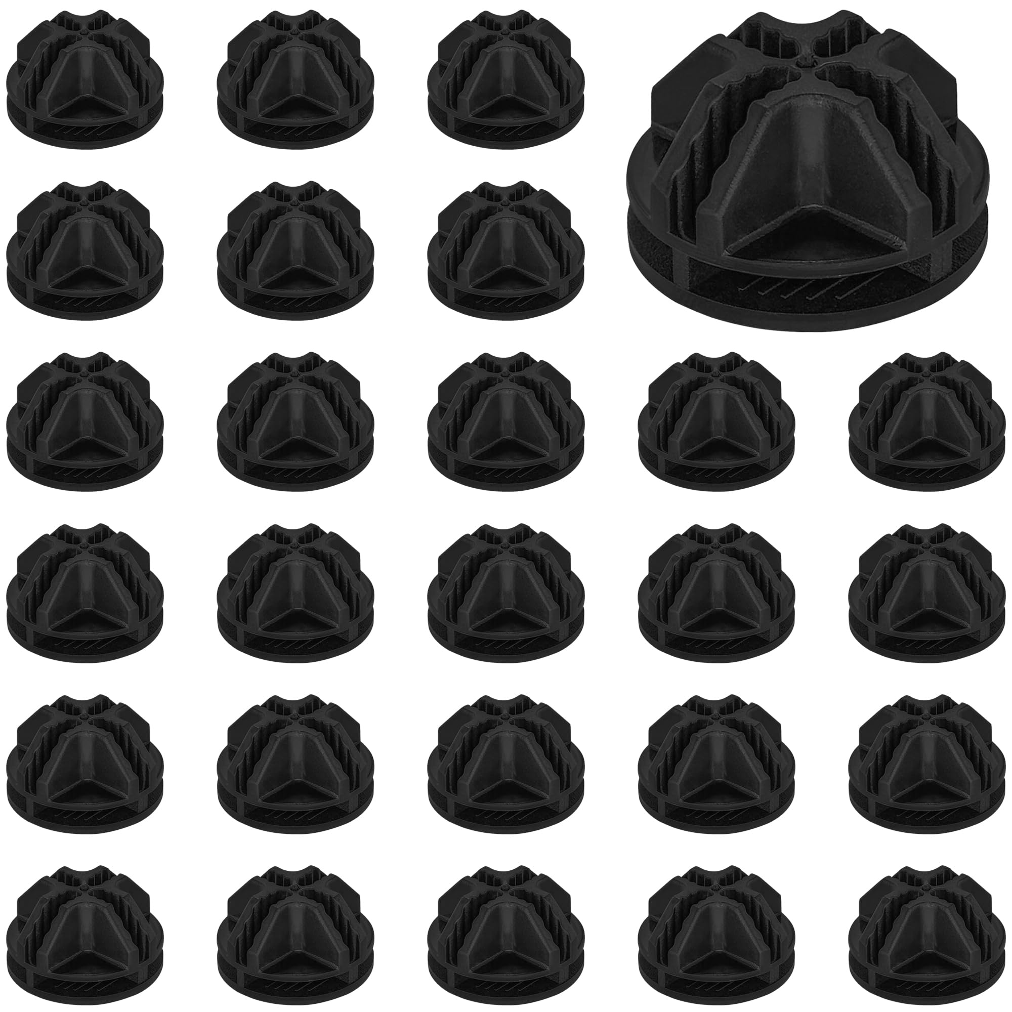 DDHOMIN 28 PCS Storage Cude Connector for DIY Cudes (Black)