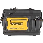 DEWALT Tool Bag, Water Resistant, Hard Bottom, 20-inch, Professional Tool Tote with Organization (DWST560104)