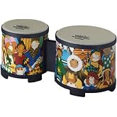 Remo RH-5600-00 Rhythm Club Bongo Drum - Rhythm Kids, 5"-6"