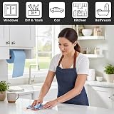 Aspect Blue Roll Pack of 6 2400 Sheets Centre Feed 2 Ply Kitchen Towels view 5