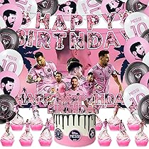 Lot De 24 Sacs Cadeaux De Fête Miami Messi U2013 Sacs à Bonbons, Sacs Fourre- Tout, Fournitures