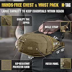 M-Tac Companion Waist Pack - Tactical Belt Bag EDC