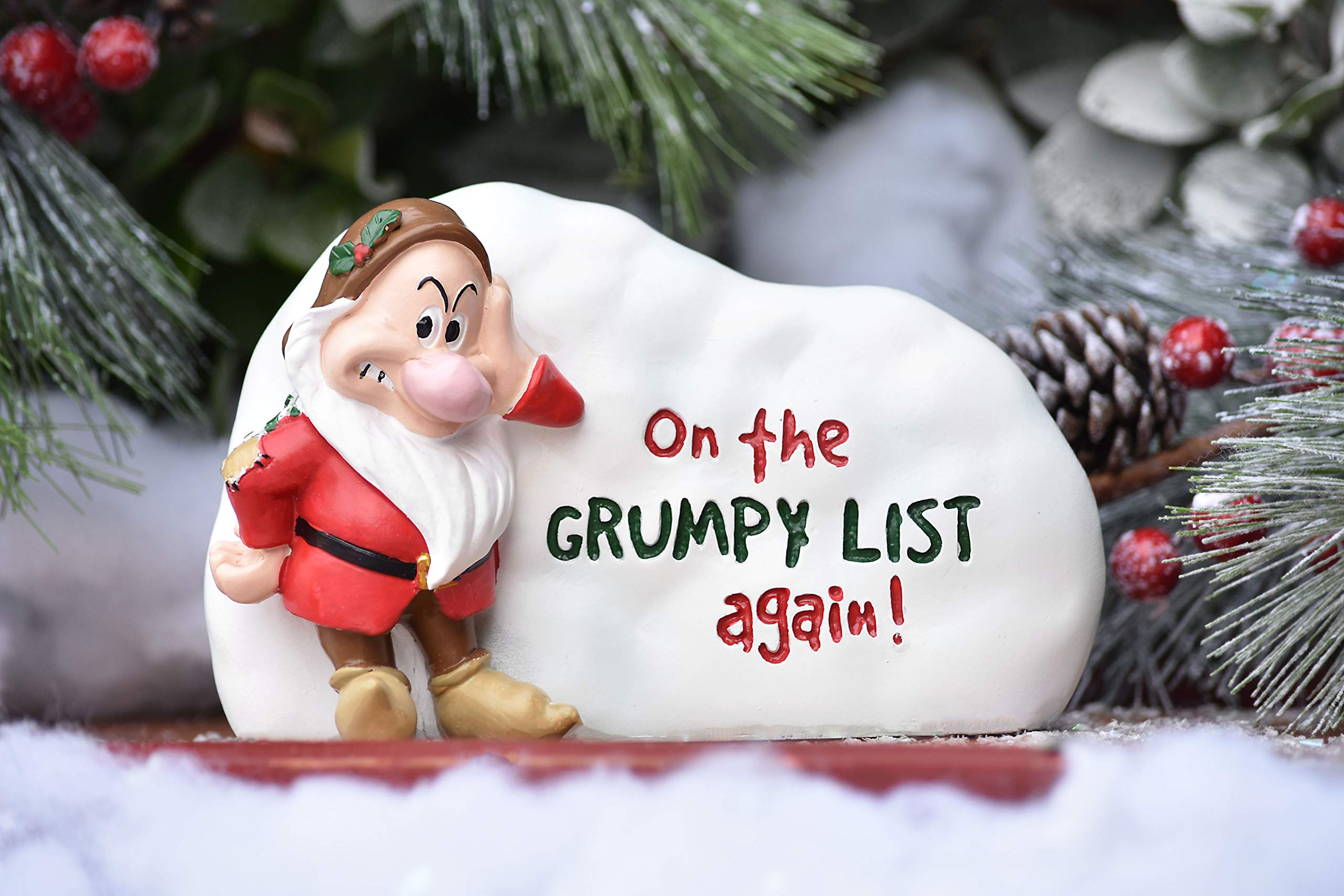Buy Grumpy of Snow White and The Seven Dwarfs Garden Rock. Outdoor